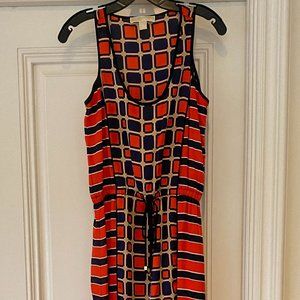 Michael Kors Geometric Print Maxi Dress